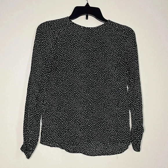 H&M Size 2 Womens Polka Dot Long Sleeve Pullover - Picture 1 of 4